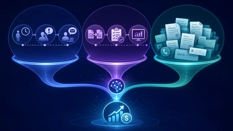 infographic showing consultant discovery lenses for AI use cases