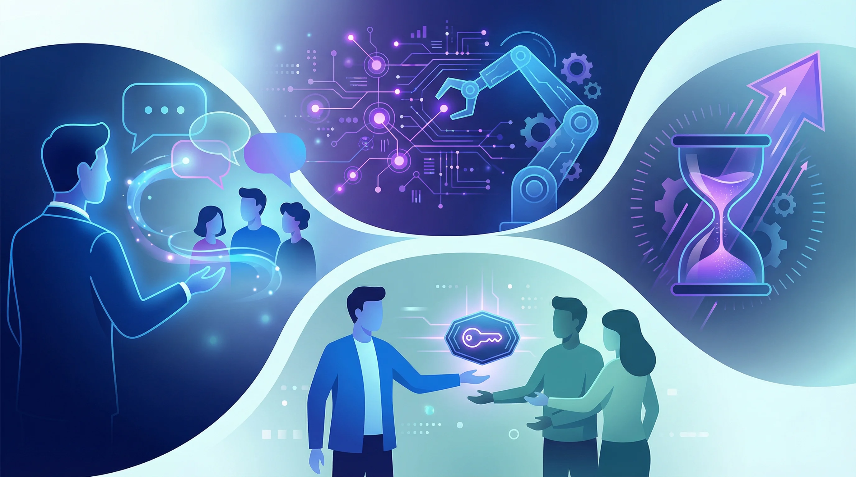 Implementation timeline showing 6-week AI consulting project phases